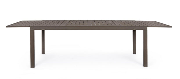 Ausziehbarer Gartentisch Hilde Cappuccino (4)