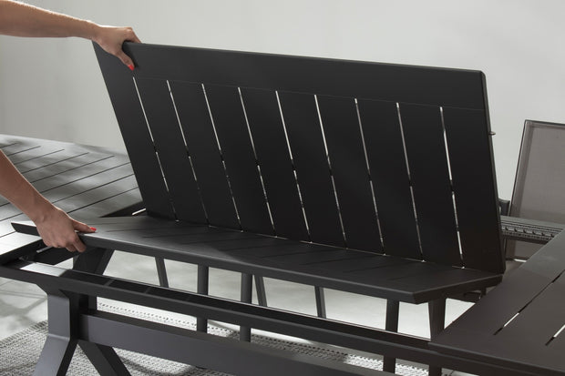 Ausziehbarer Gartentisch Konnor Large Anthrazit (10)