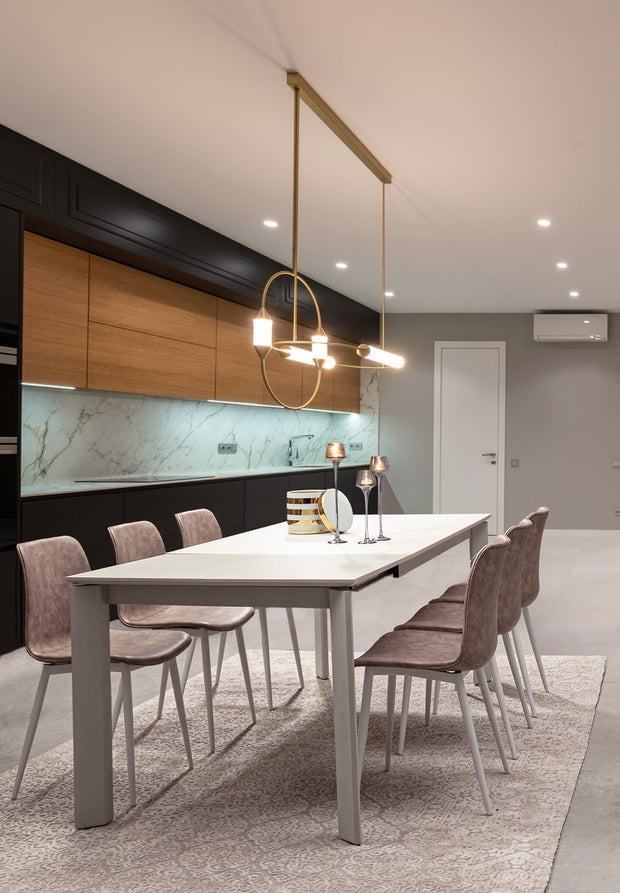 Esstisch Ausziehbarer Briva Large Grau (1)