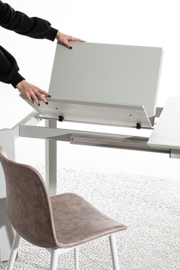 Esstisch Ausziehbarer Briva Large Grau (2)