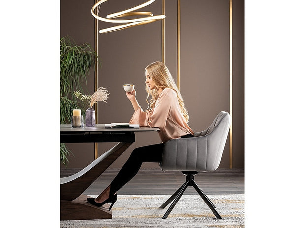 Esstisch Ausziehbarer Dorsey Grau (6)