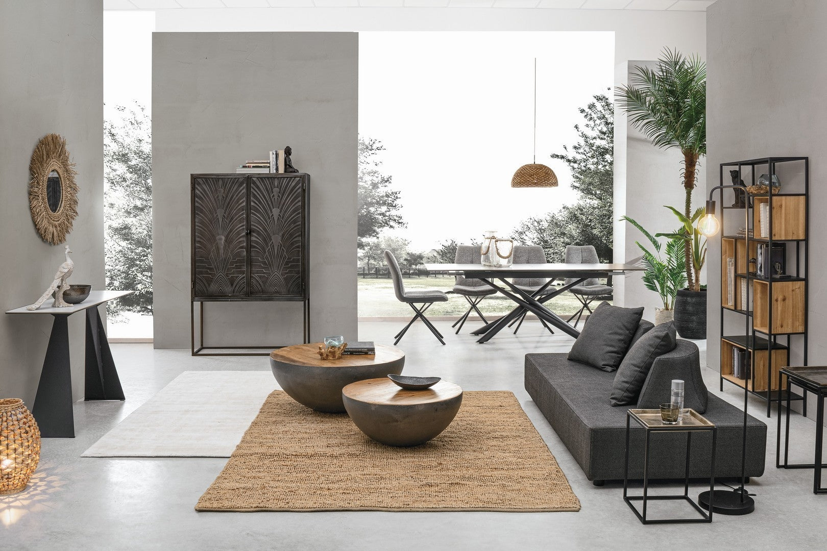 Esstisch Ausziehbarer Seyfert Large Cappuccino (3)