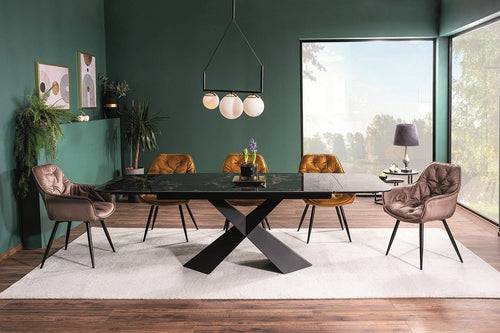 Esstisch Ausziehbarer Avant Schwarz (1)