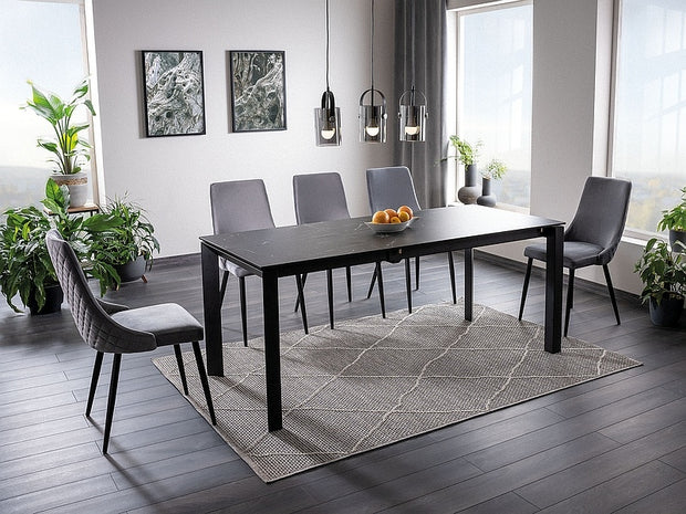 Esstisch Ausziehbarer Metrapolaris Schwarz (1)