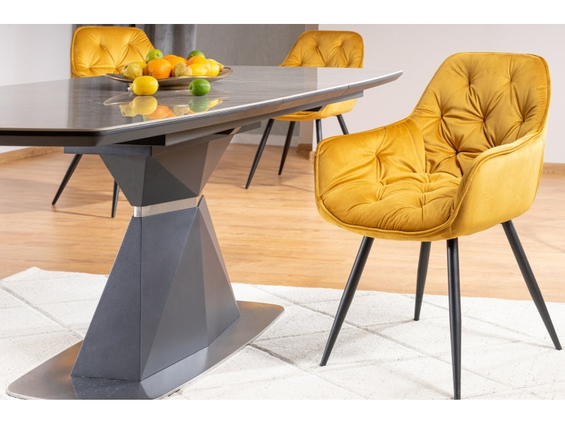 Esstisch Ausziehbarer Corentin Grau (5)