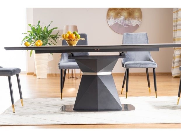 Esstisch Ausziehbarer Corentin Grau (2)