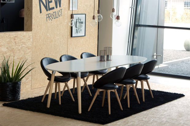 Esstisch Ausziehbarer Belina Weiß (1)