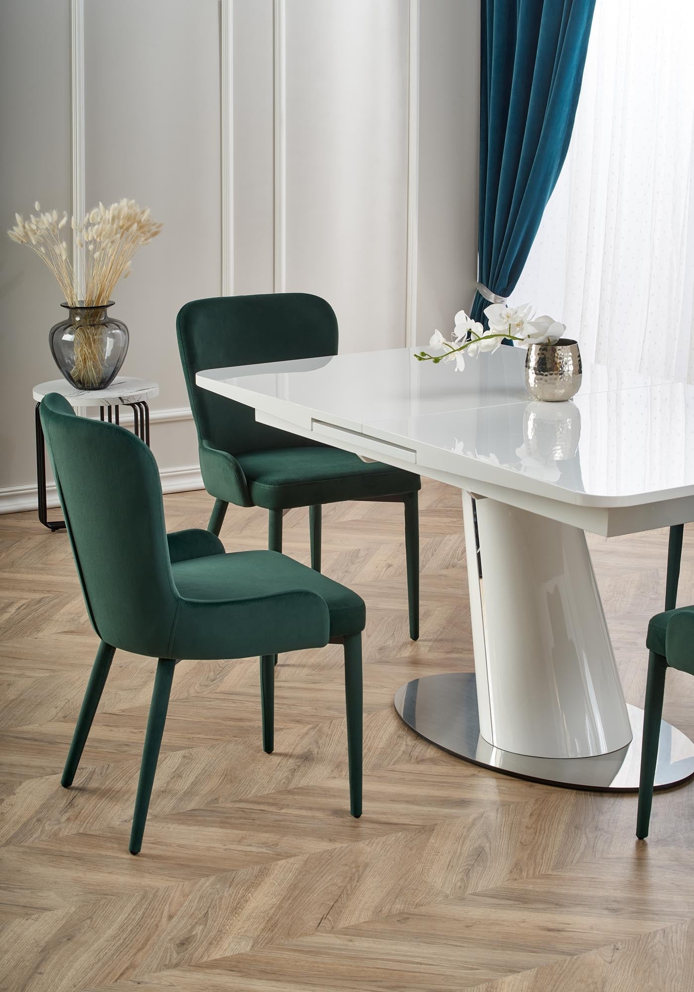 Esstisch Ausziehbarer Odette Weiß (4)