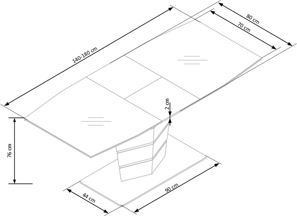 Esstisch Ausziehbarer Sorena Beige (11)