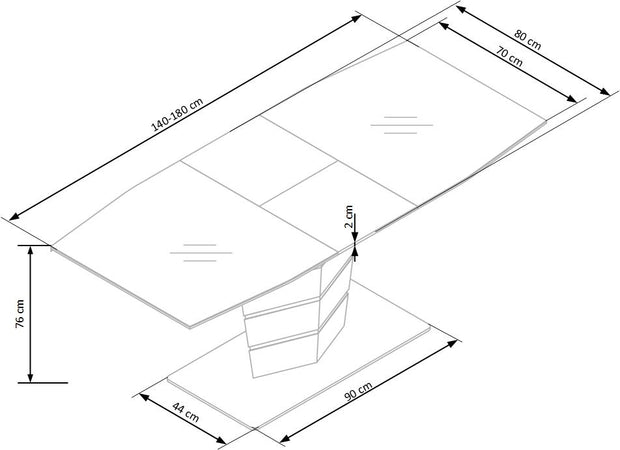 Esstisch Ausziehbarer Sorena Beige (11)
