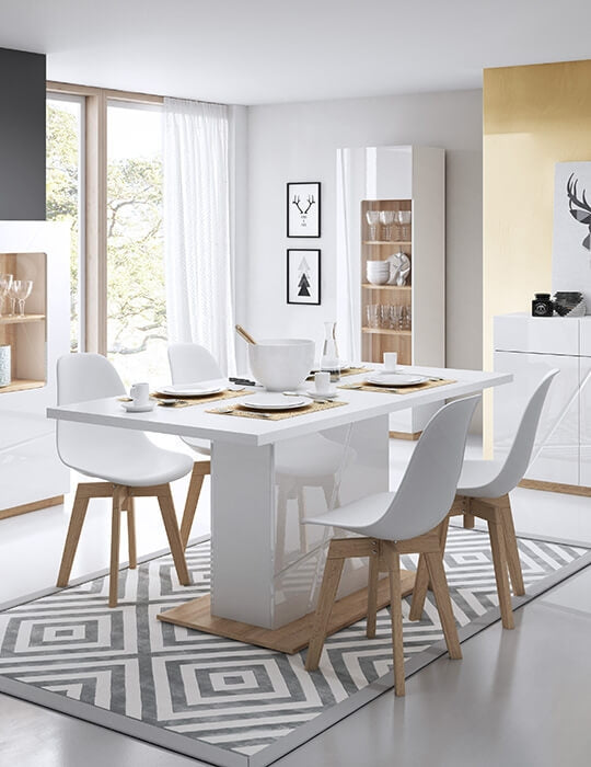 Esstisch Ausziehbarer Futura 10 Weiß (2)