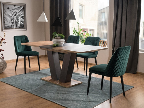 Esstisch Ausziehbarer Powell Eiche (1)