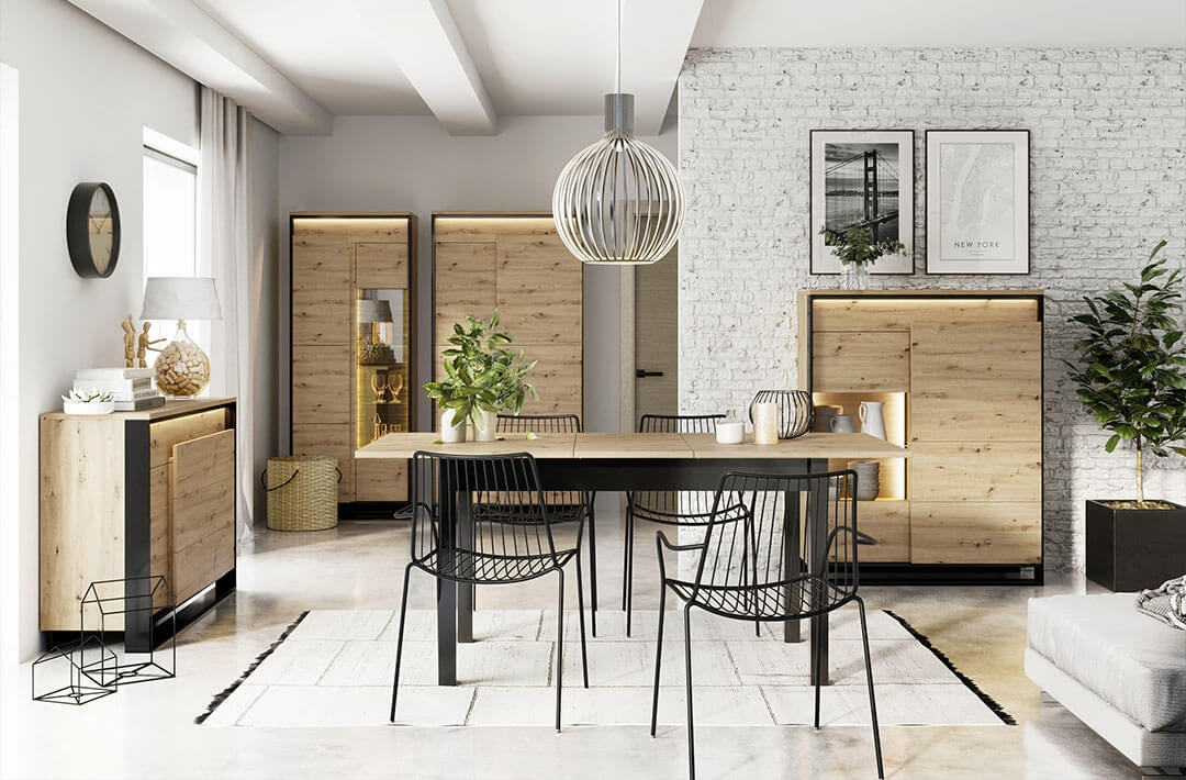 Esstisch Ausziehbarer Quant 10 Eiche (5)