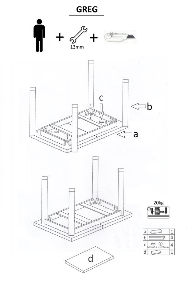Esstisch Ausziehbarer Gregorio Eiche (14)