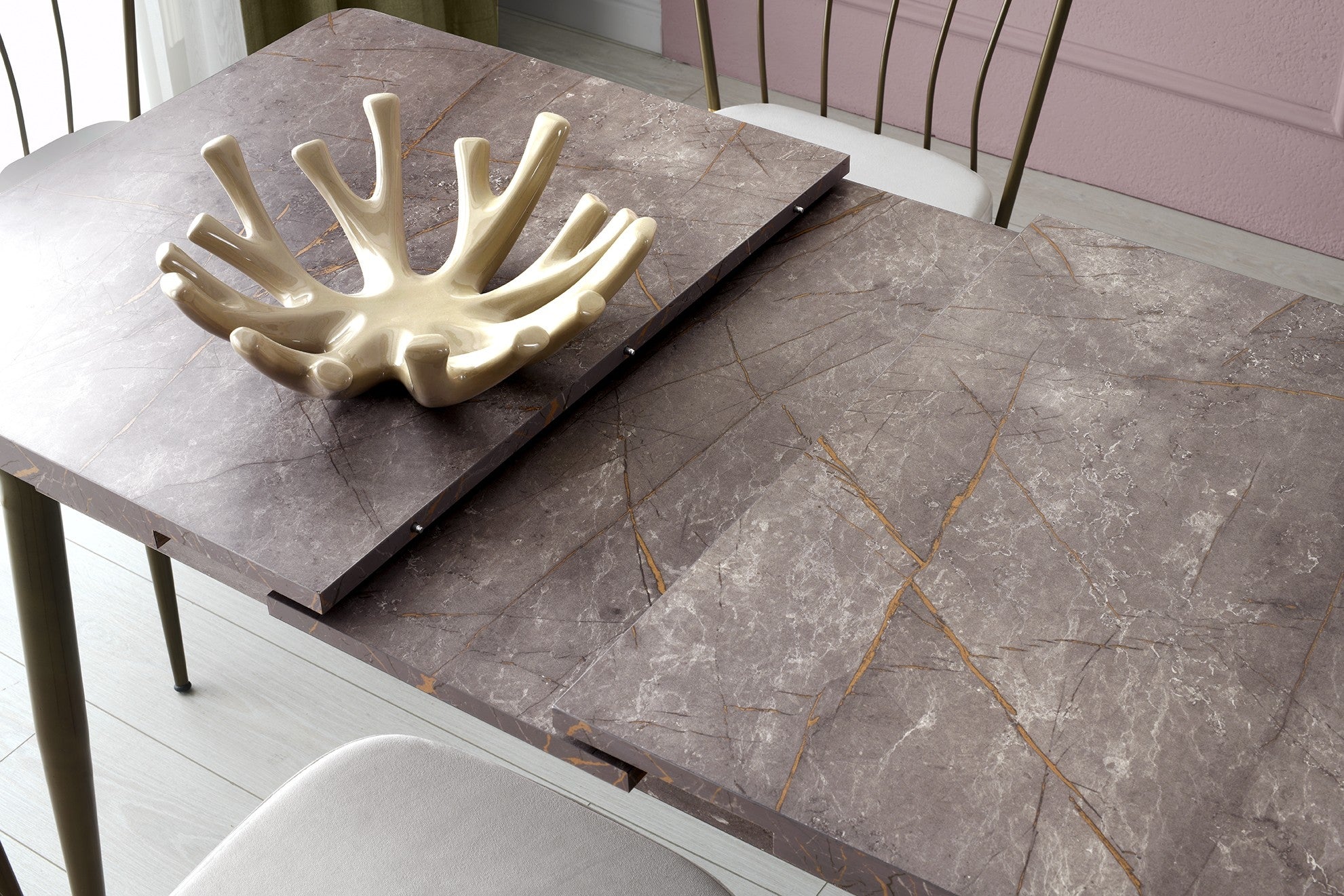 Esstisch Ausziehbarer Ayo 1181 Cappuccino (3)