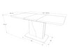Esstisch Ausziehbarer Sylvius Weiß (3)