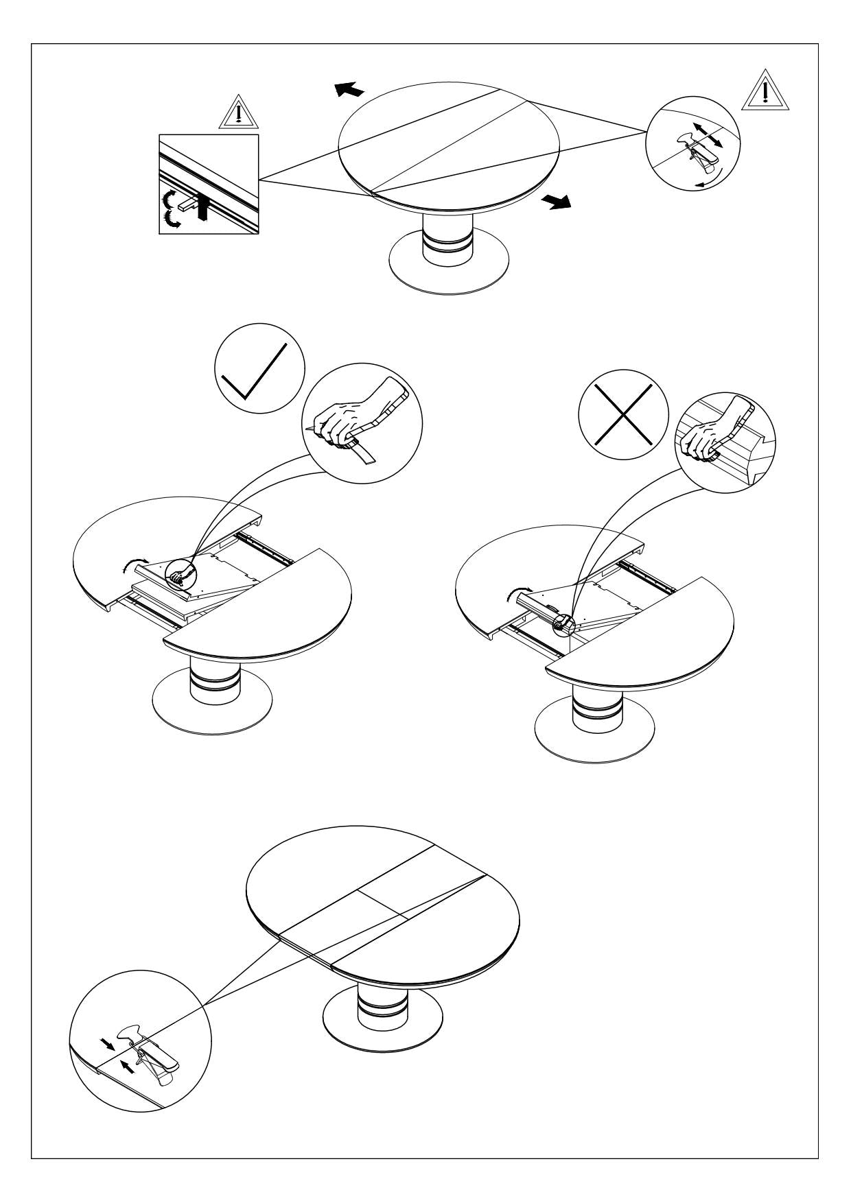 Esstisch Ausziehbarer Soraya Weiß (7)
