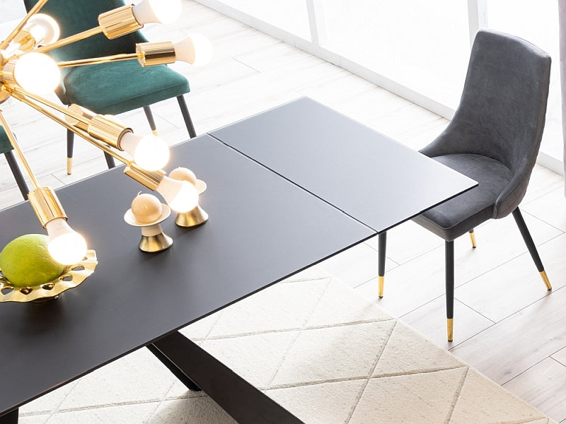 Esstisch Ausziehbarer Samael Schwarz (10)