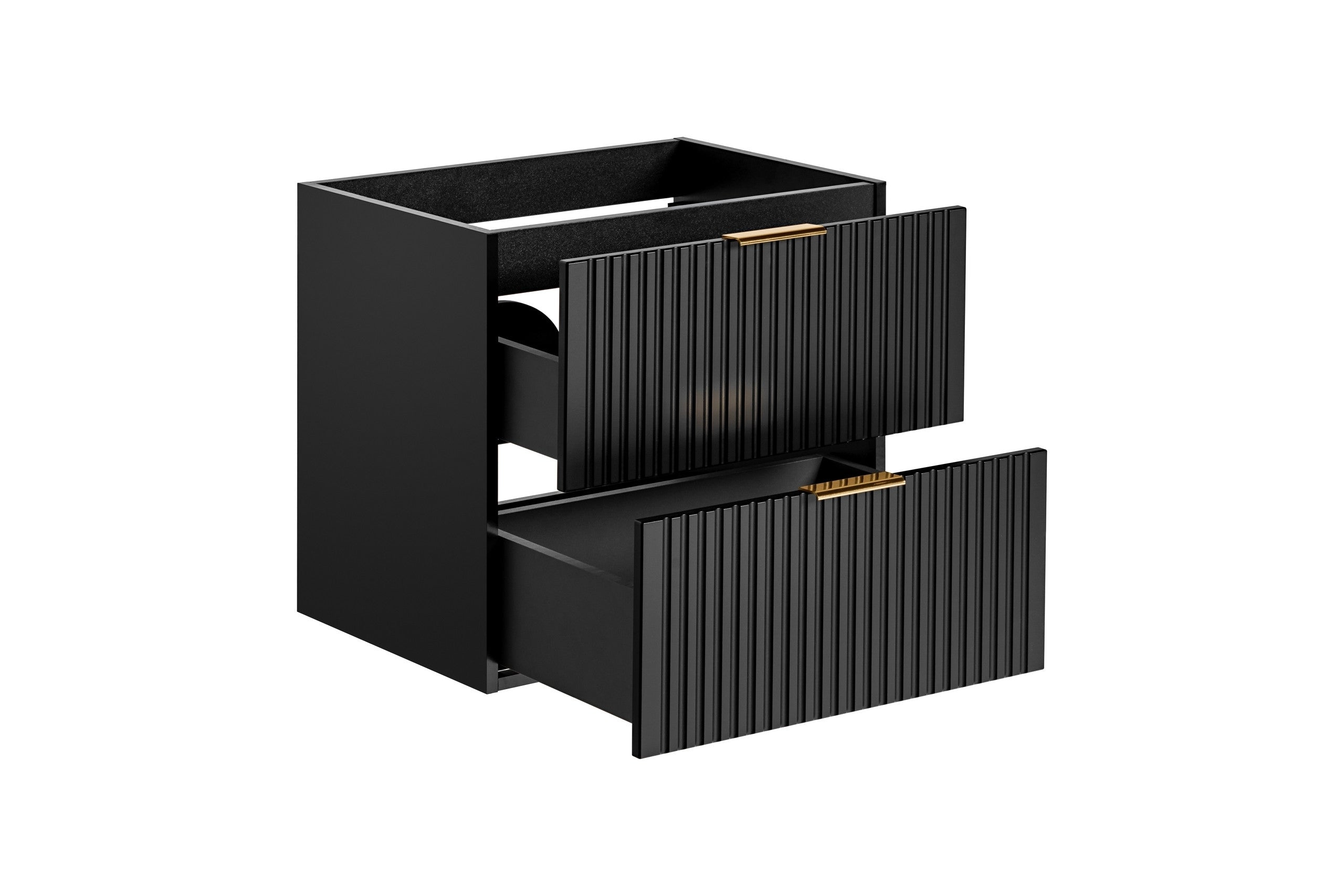 Badmöbel Set Adel Matt Schwarz, 8-teilig (3)