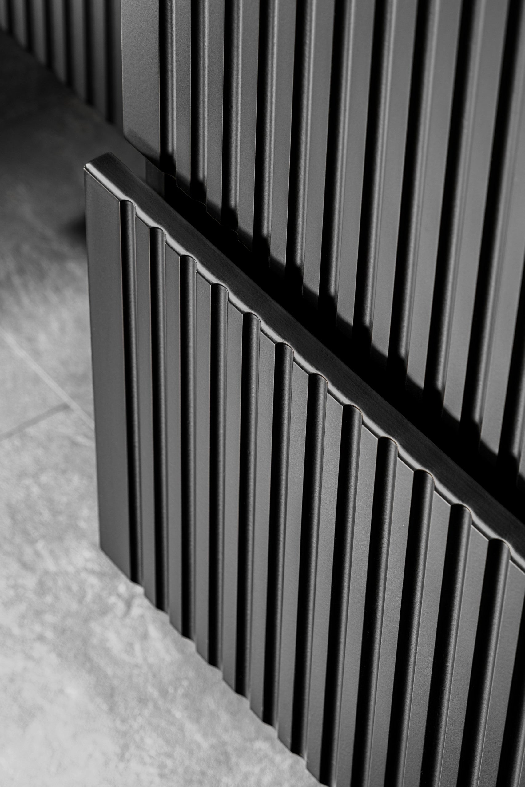 Badmöbel Set Adel Matt Schwarz, 8-teilig (10)