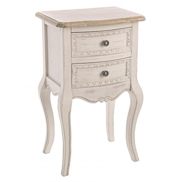 Beistelltisch Clarisse Elfenbein