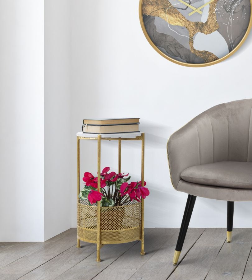 Beistelltisch Basket Weiß (1)