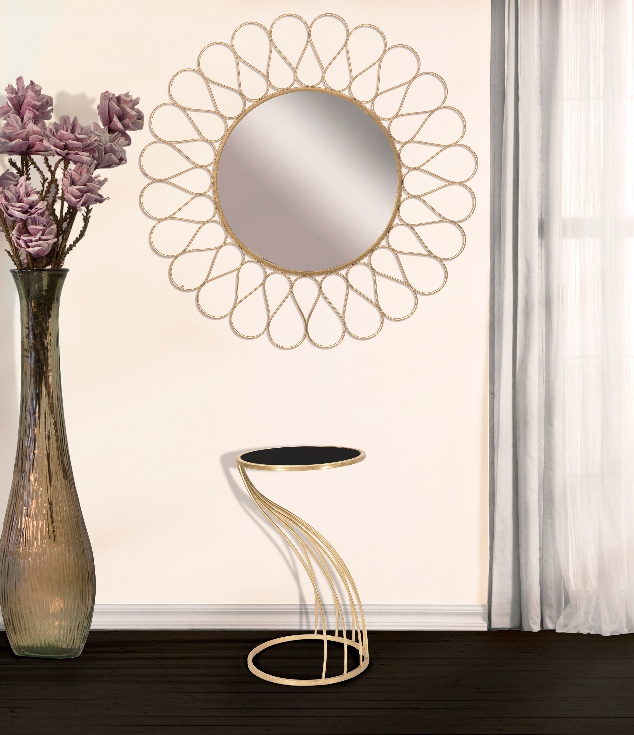 Beistelltisch Flush Glam Small Schwarz (2)