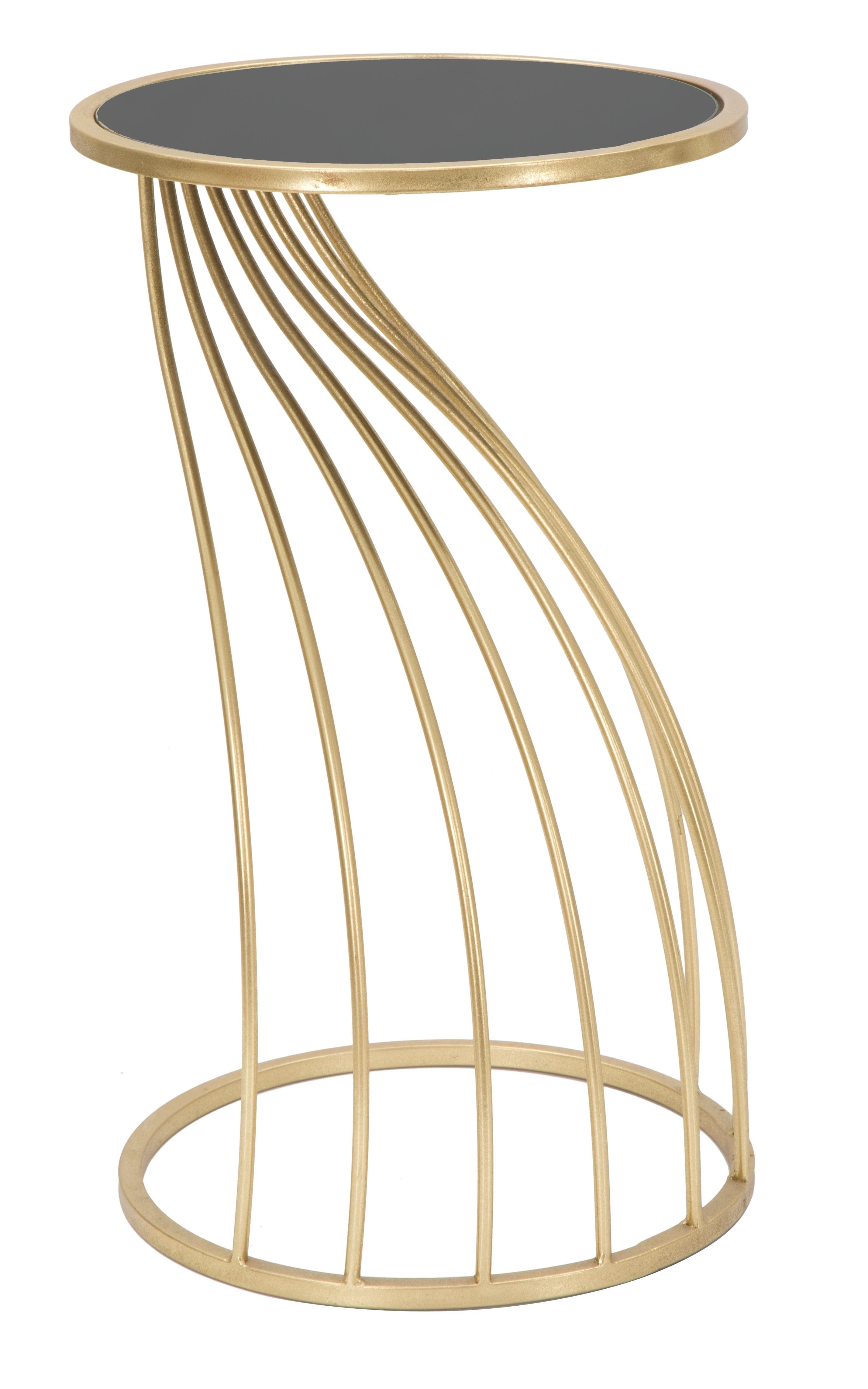 Beistelltisch Flush Glam Small Schwarz (3)