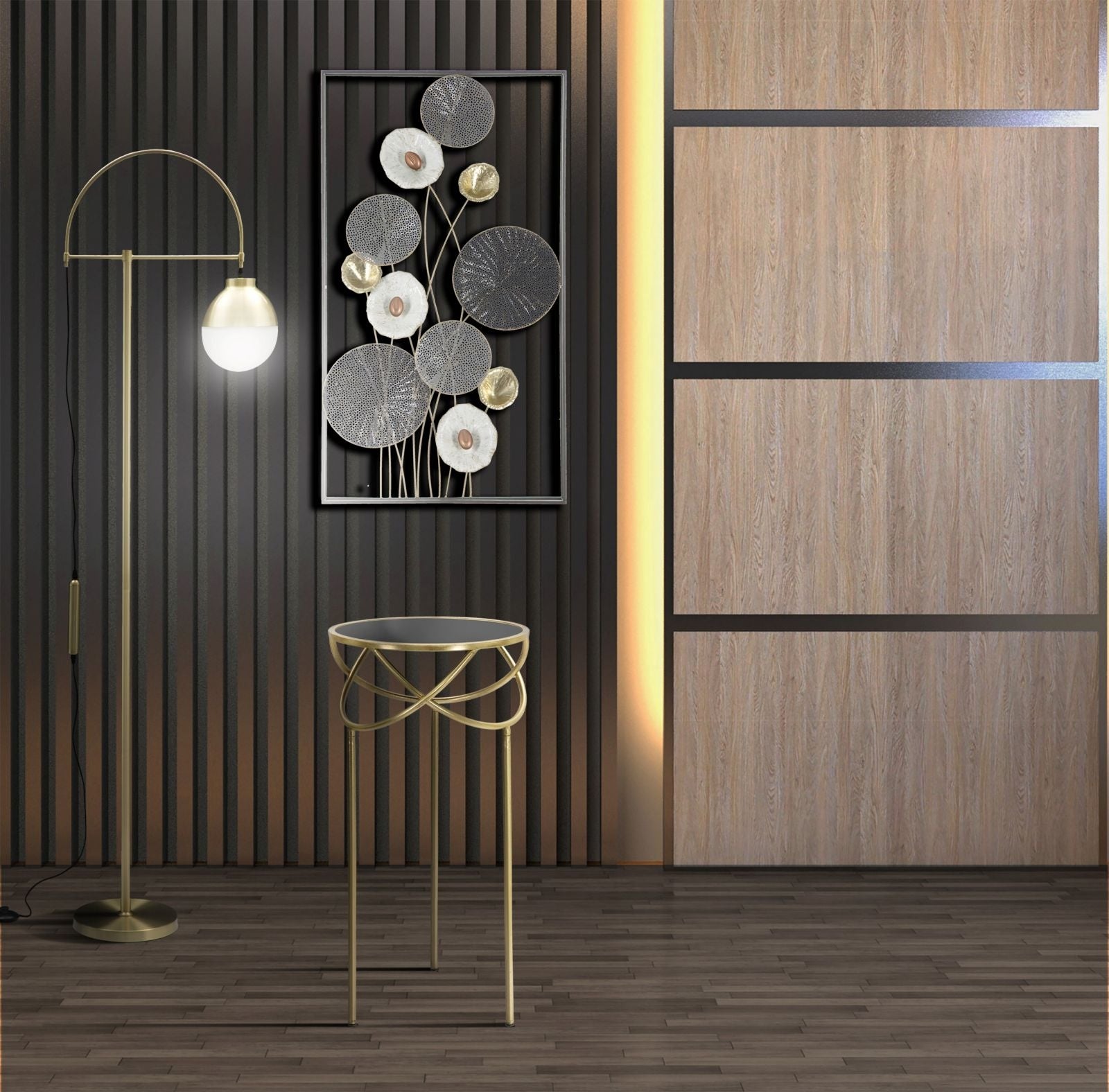 Beistelltisch Ring Round Schwarz (1)