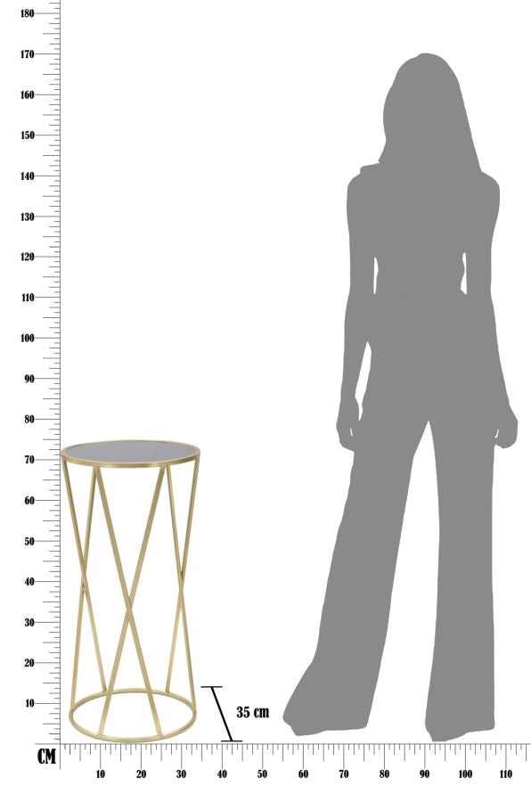 Beistelltisch Glam Simple Schwarz (8)