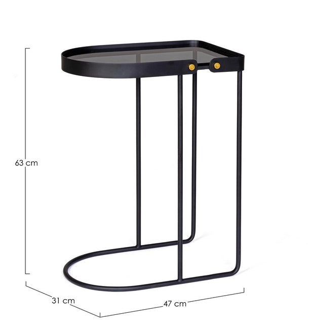 Beistelltisch Zeina Grau (5)