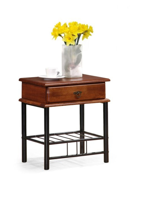 Nachttisch mit 1 schublade Fiorina Kirschbaum (1)