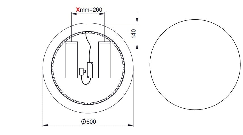 Badmöbel Set Adel Matt Schwarz, 8-teilig (12)