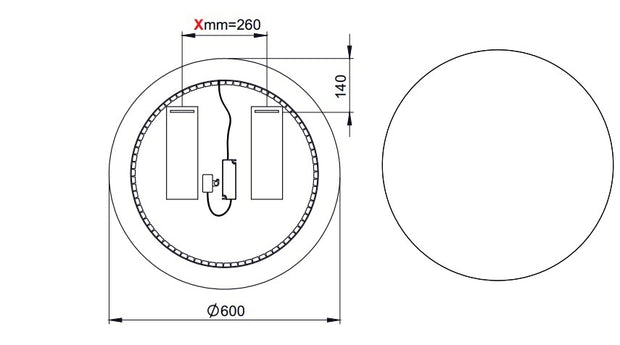Badmöbel Set Adel Matt Schwarz, 8-teilig (12)