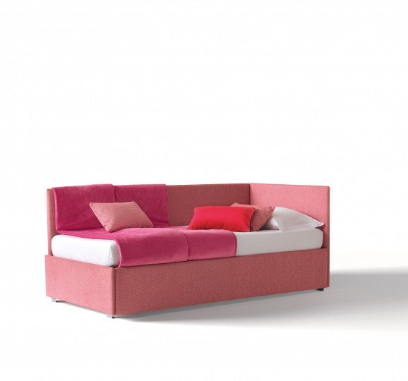 Tagesbett mit Stauraum, aus Stoff Pentase Rot (1)