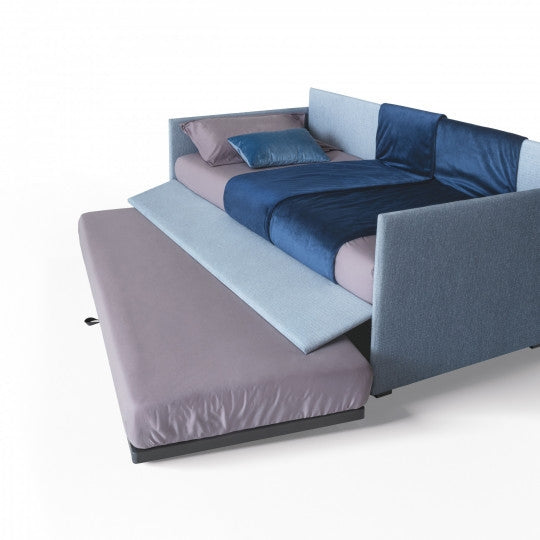 Tagesbett ausziehbar aus Stoff Camomil Blau (2) & LCMFIT-PAT-CAMOMILLA-PUSH