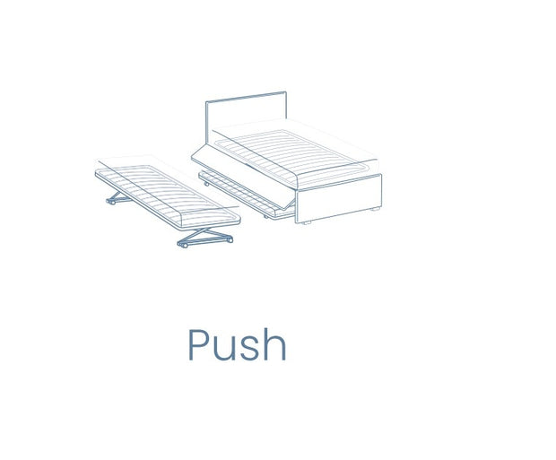 Tagesbett ausziehbar aus Stoff Gelsomis Blau (7)