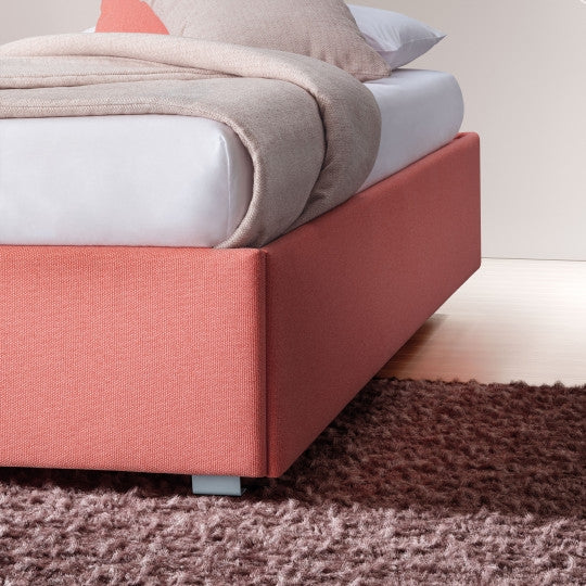 Tagesbett ausziehbar, aus Stoff Pervin Orange (4)