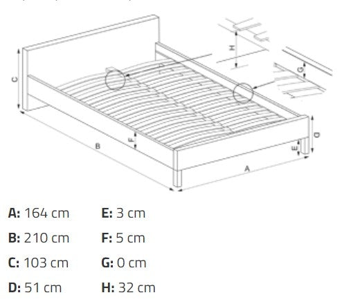 Metallbett Valente Kirschbaum (2)