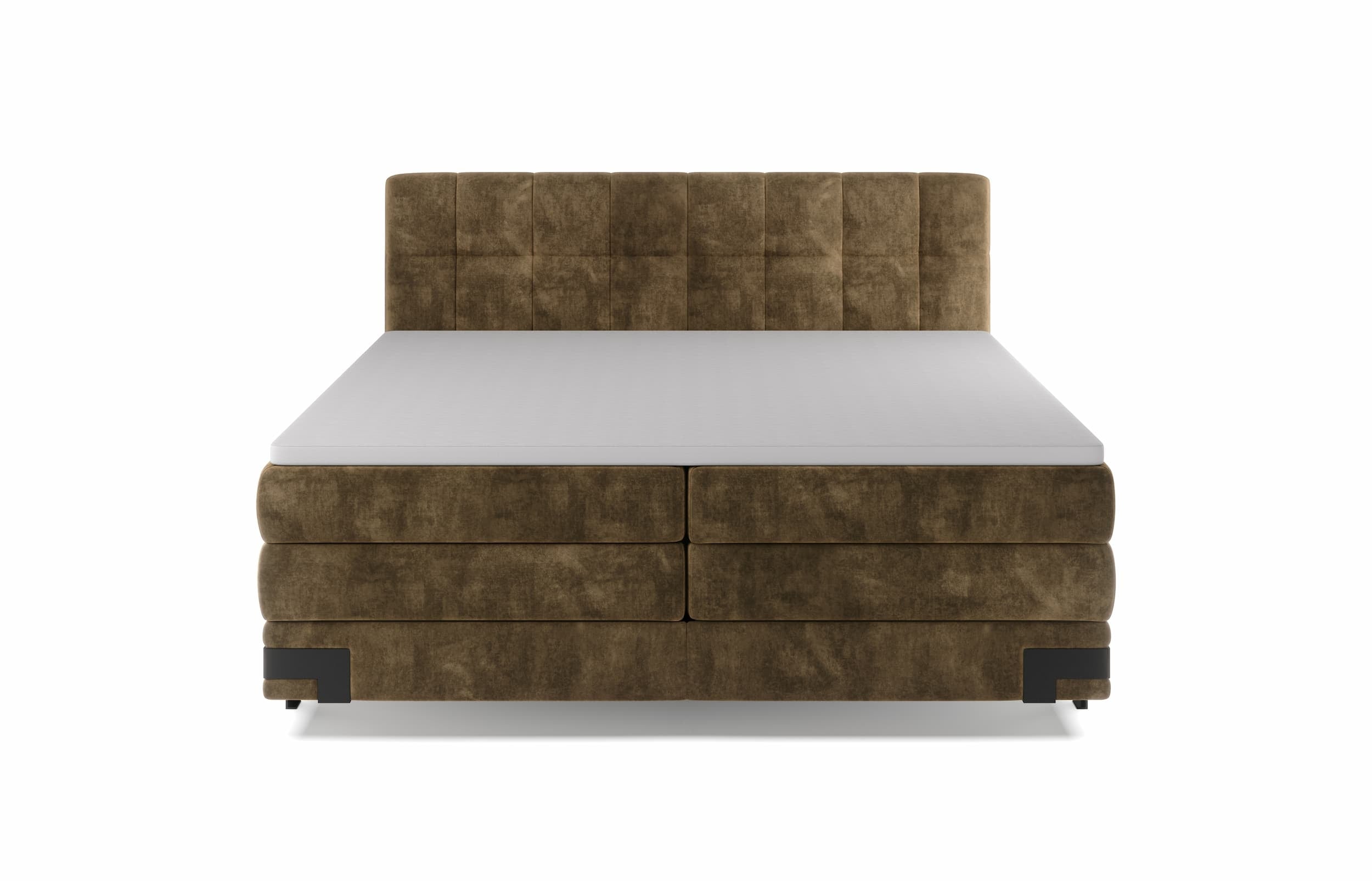 Boxspringbett mit Bettkasten Vianis Grün (6)