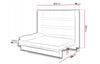 Wandklappbett Funktionsbett inkl. Lattenrost, Bed Concept Orizzontale Grau Matte, 160 x 200 cm (3)