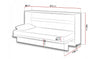 Wandklappbett Funktionsbett inkl. Lattenrost, Bed Concept Orizzontale Eiche, 200 x 90 cm (3)