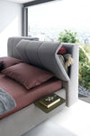 Polsterbett mit Stauraum Inster Grau (3)
