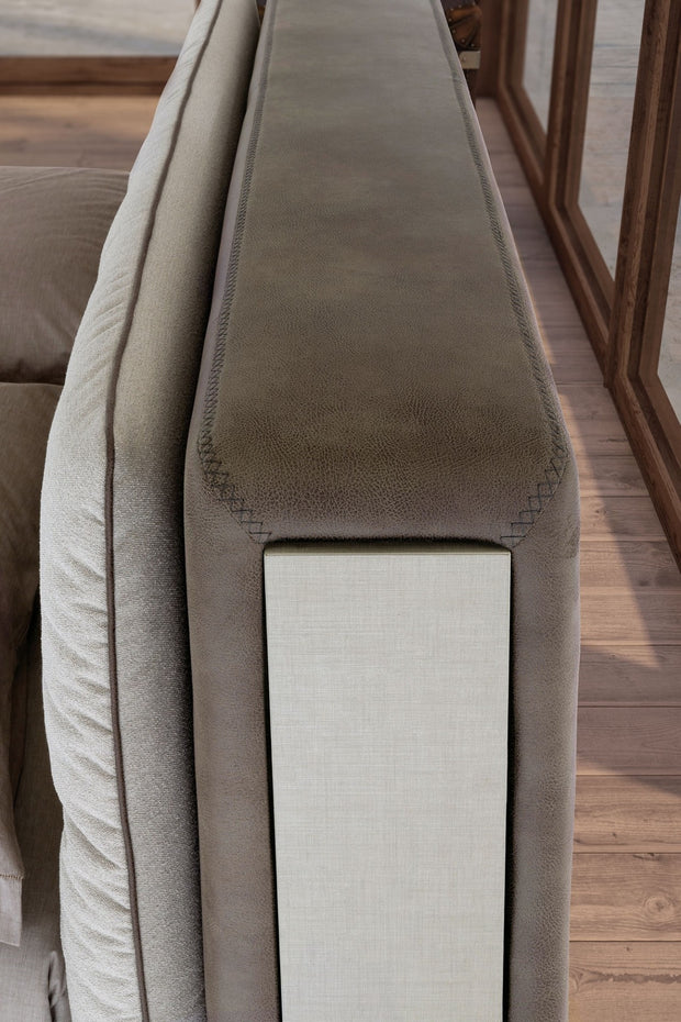 Polsterbett mit Stauraum Donov Grau (4)