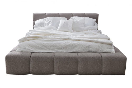 Polsterbett mit Stauraum, aus Stoff, Baloo Cappuccino (1)