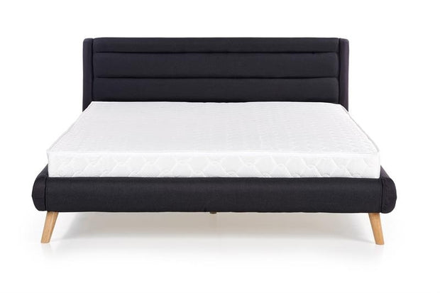 Polsterbett mit Stoff Elance Grau (2)