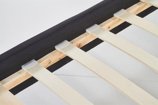 Polsterbett mit Stoff Elance Grau (7)