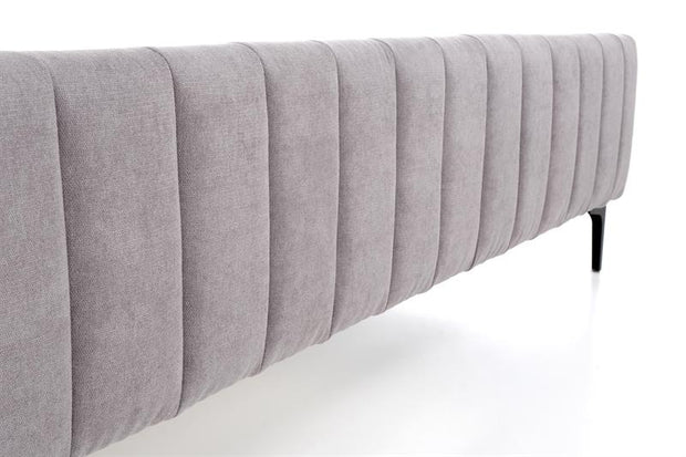 Polsterbett mit Stoff Francescani Grau (13)