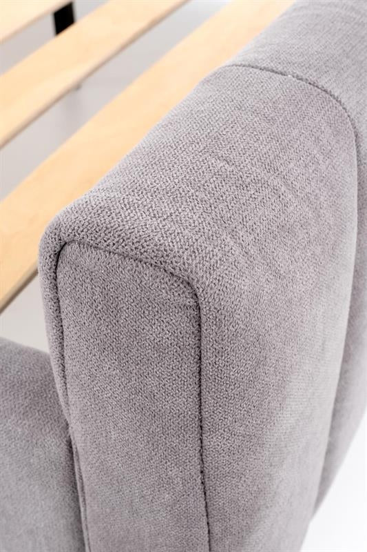 Polsterbett mit Stoff Francescani Grau (11)