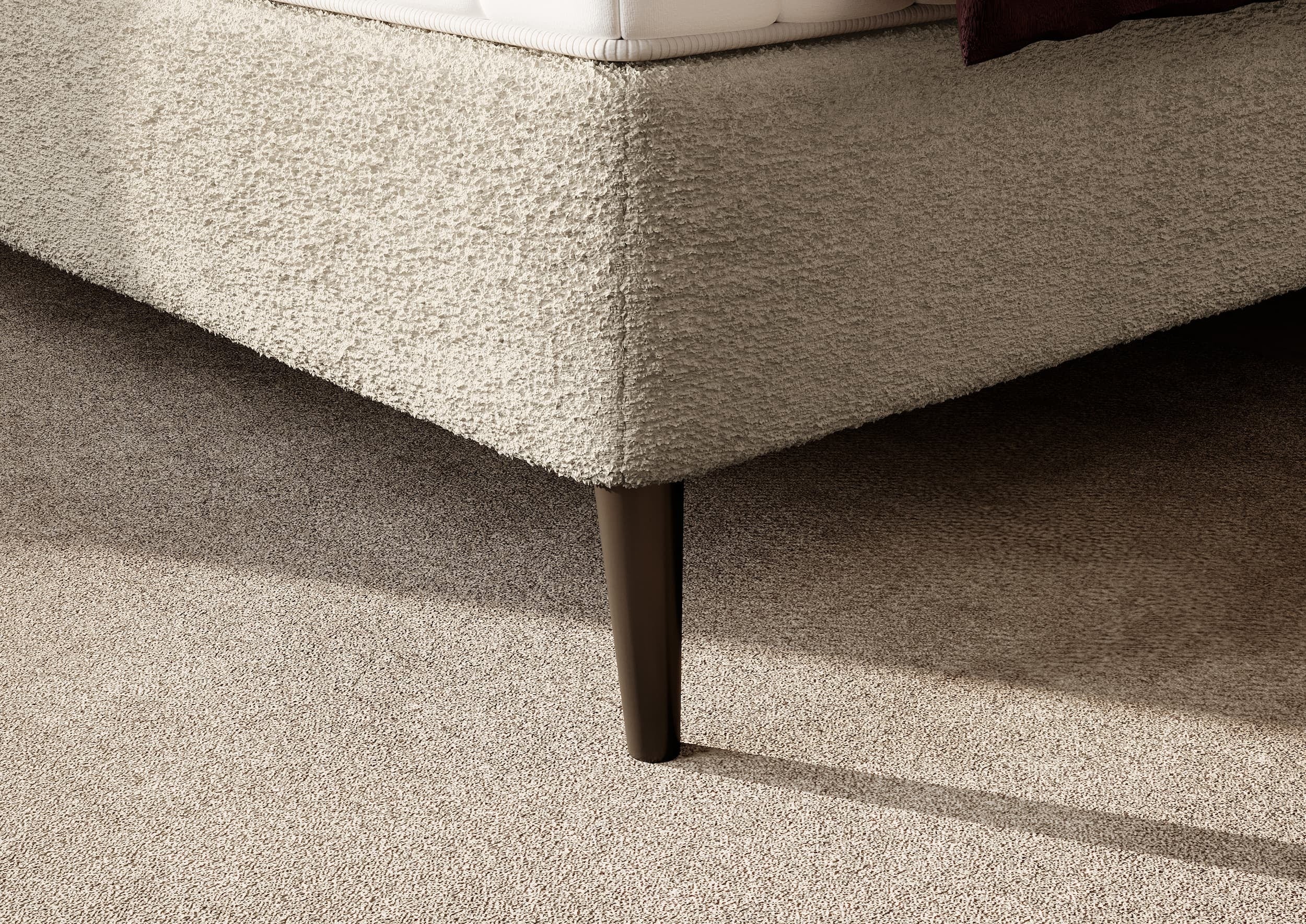 Polsterbett mit Stoff Infimo Dove Grau (2)